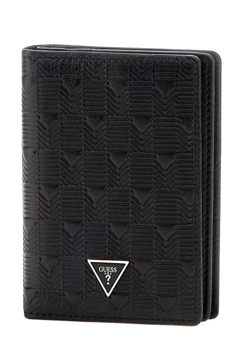 Guess Madrıd Flt Card Holder W Flap Erkek Siyah Kartlık SMMADLLEA21-BLA