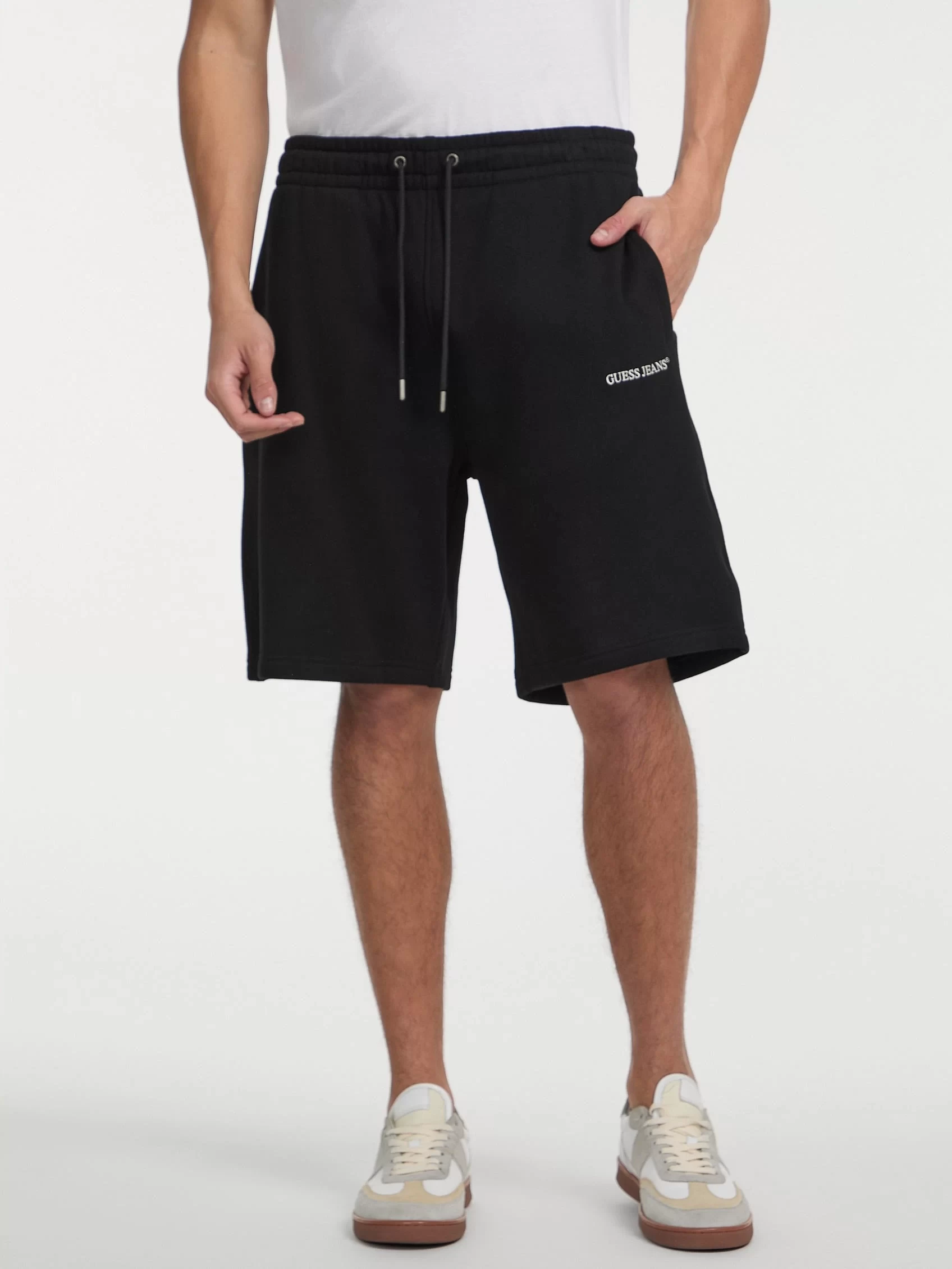 Guess jeans Gj Reg Embro Shorts Erkek Siyah Şort M5GD49KCPR1-JBLK