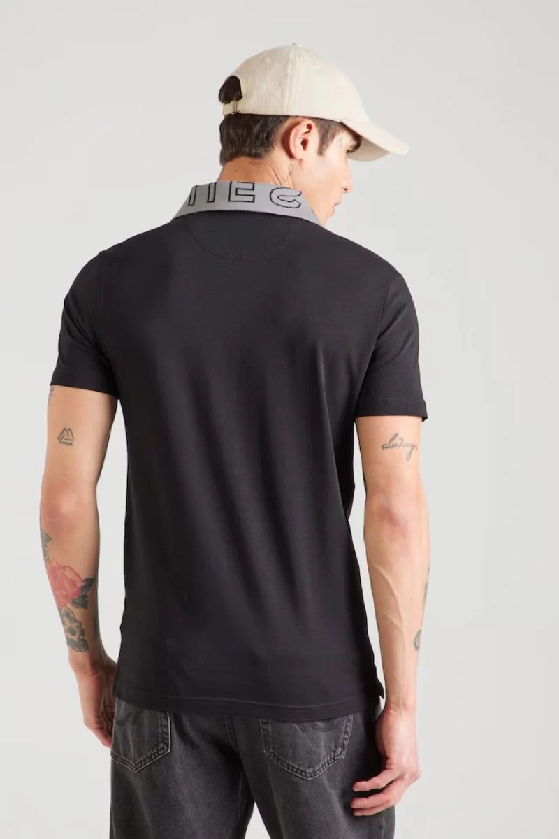 Guess Nolan Ss Polo Erkek Siyah T-Shirt M5GP66J1314-JBLK