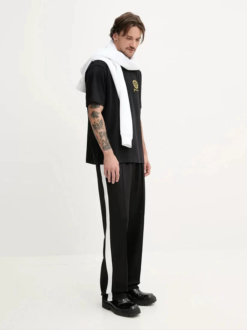 Guess jeans Gj Ss Cn Os Embroıdery Patch T Erkek Siyah T-Shirt M5GI56K8FQ4-JBLK