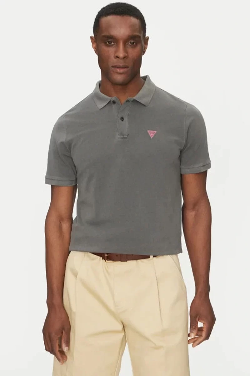 Guess Ss Basıc Gd Polo Erkek Siyah T-Shirt F5GP00K9WF1-JBLK