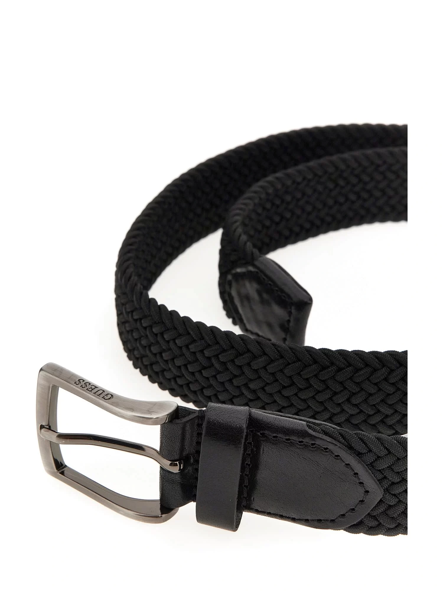 Guess Sosa Not Adjustable Belt H35 Erkek Siyah Kemer BMSOFWP5235-BLA