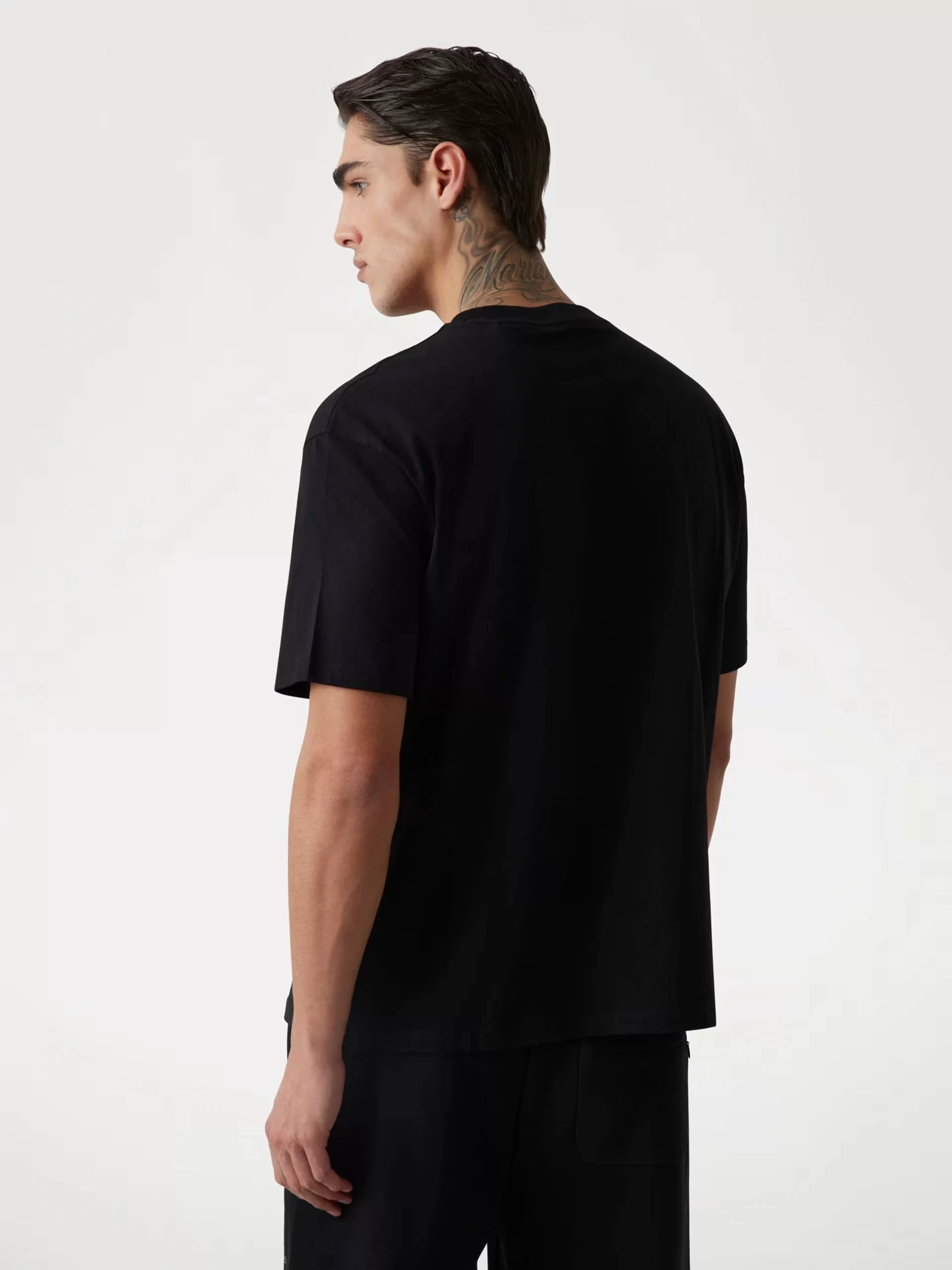 Guess Suron Cn T-Shırt Erkek Siyah T-Shirt Z5RI10I3Z14-JBLK