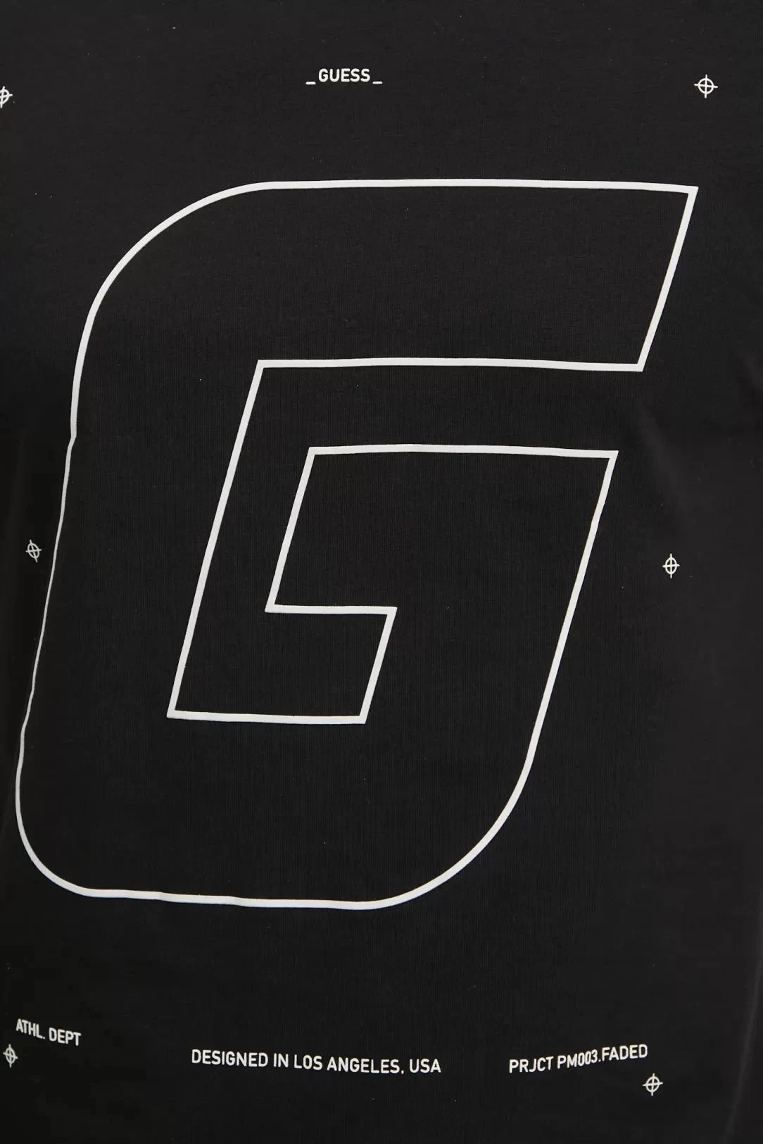 Guess Anser Ss Cn T-Shırt Erkek Siyah T-Shirt Z4BI07J1314-JBLK