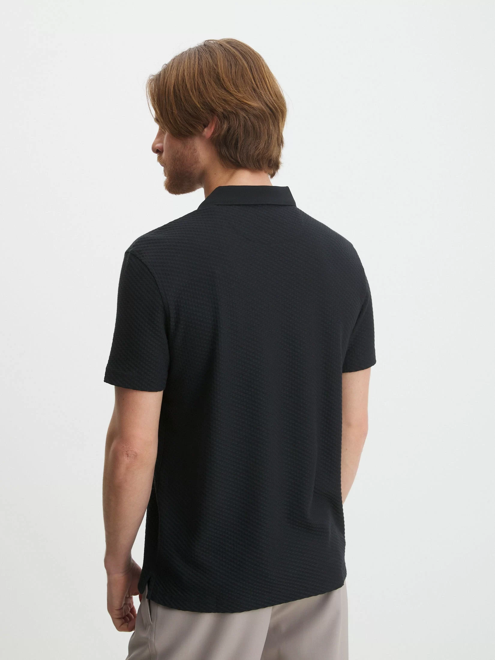 Guess Small Trıangle Ss Polo Erkek Siyah T-Shirt M5RP01KCLQ2-JBLK