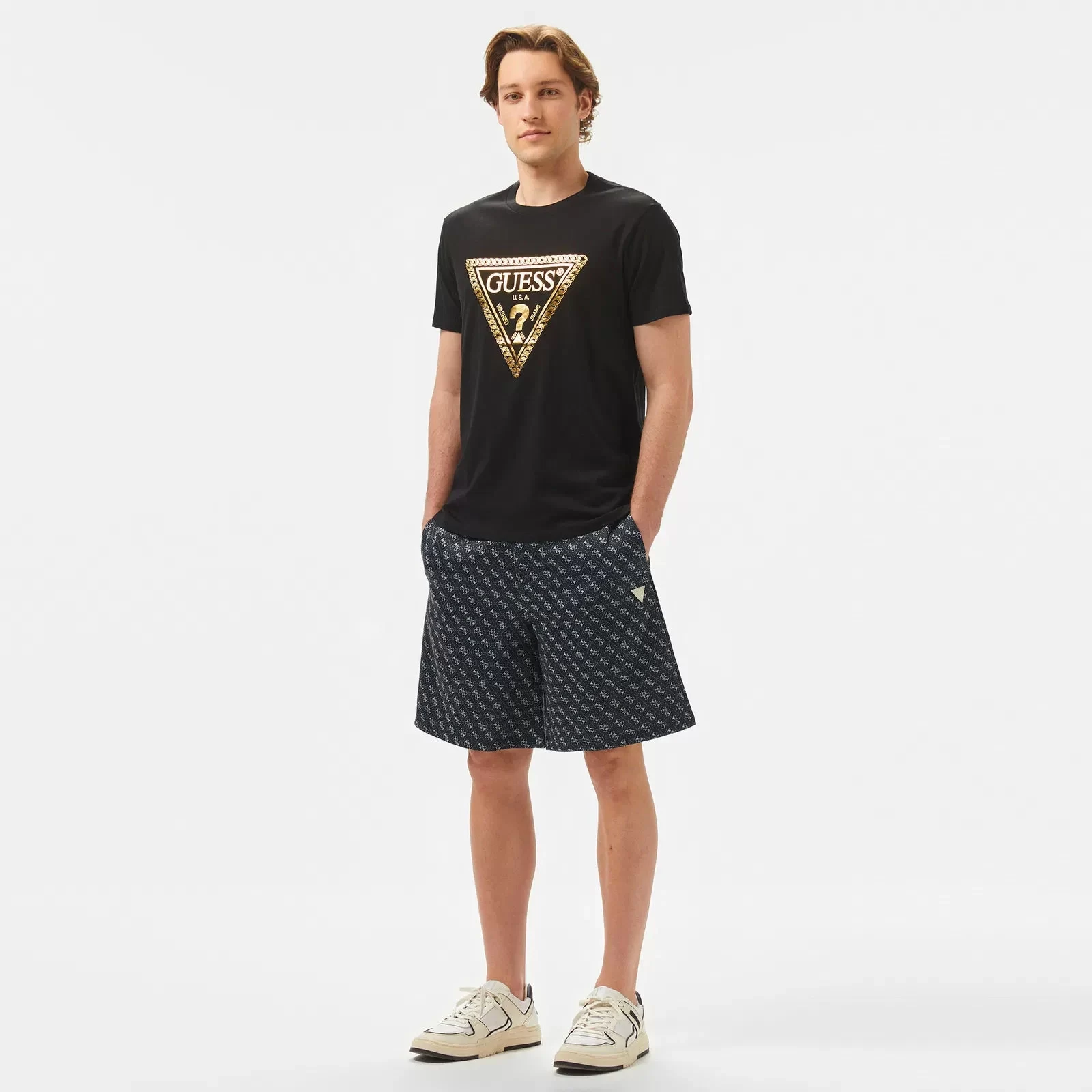 Guess Korbın Short Erkek Siyah Şort Z4YD03FL04Q-P9QC
