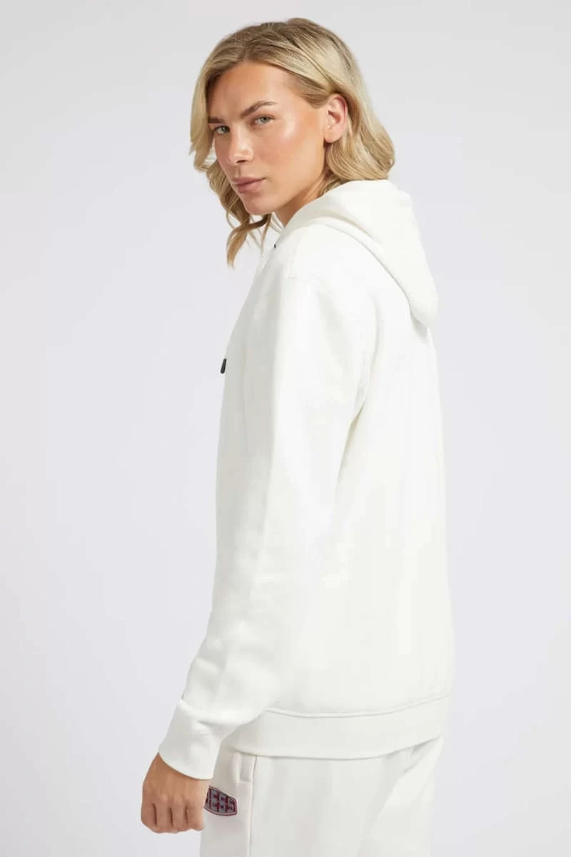 Guess Aldwın Zıp Hooded Sweatshırt Erkek Krem Ceket Z2YQ28K9V31-SCFY