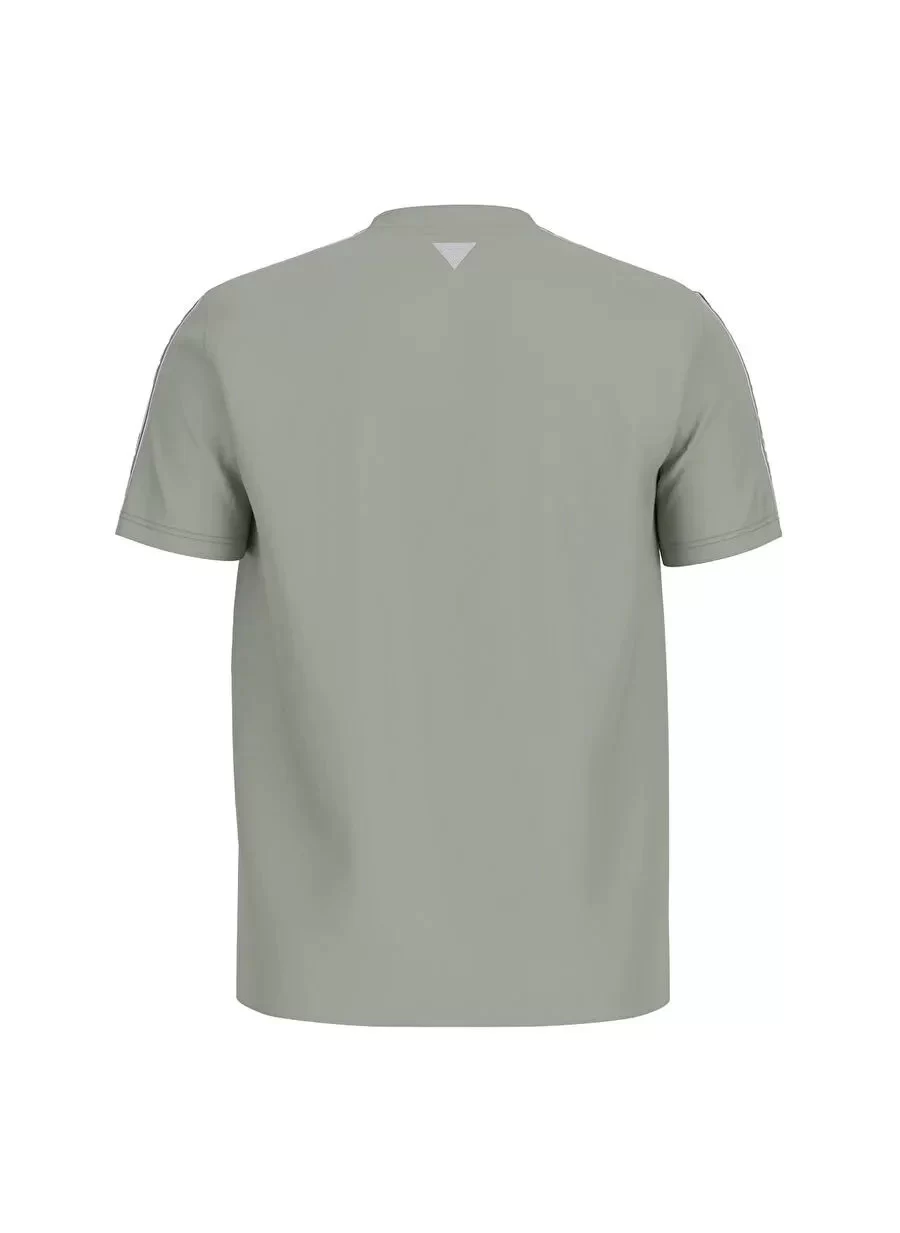 Guess Arlo Cn T-Shırt Erkek Yeşil T-Shirt Z4GI18J1314-G855