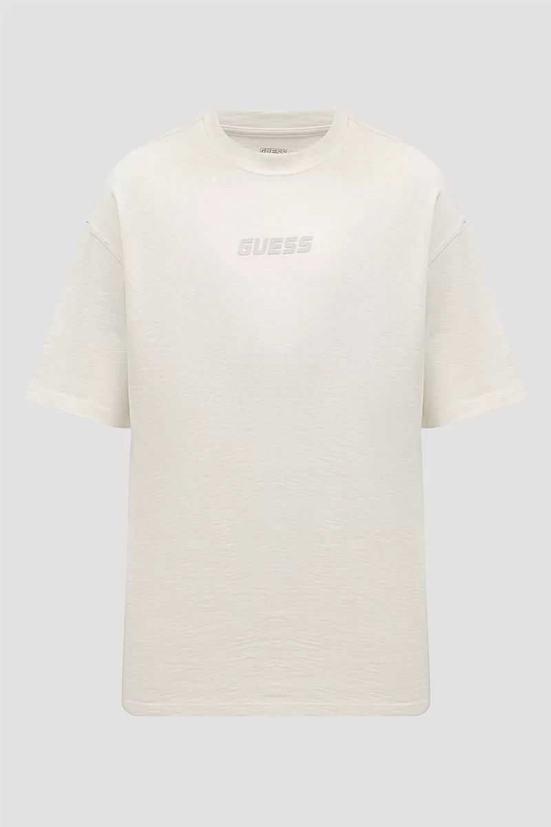 Guess Dalım Cn T-Shırt Erkek Beyaz T-Shirt Z4BI00KCE21-G018