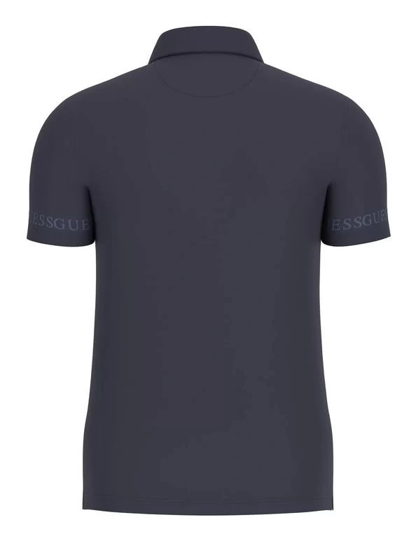 Guess Erkek  Logolu Lacivert T-Shirt