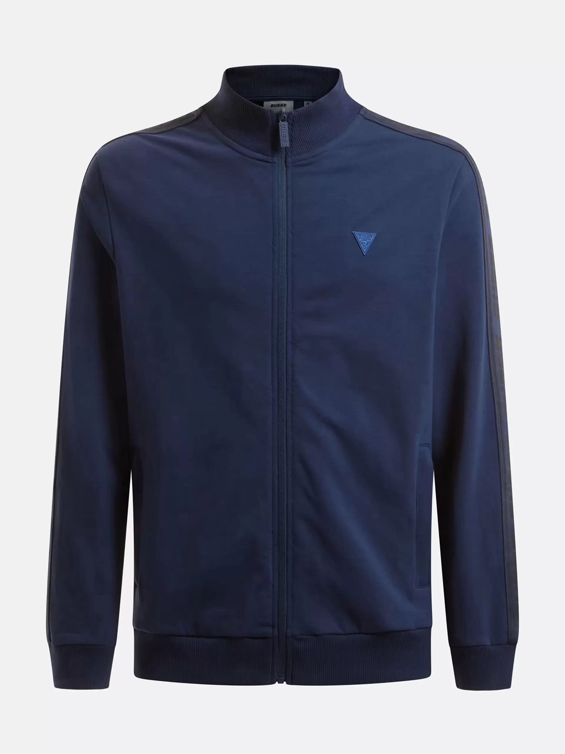 Guess Full Zıp New Arlo Sweatshırt Erkek Mavi Eşofman Üstü Z2YQ12K6ZS1-G7R1