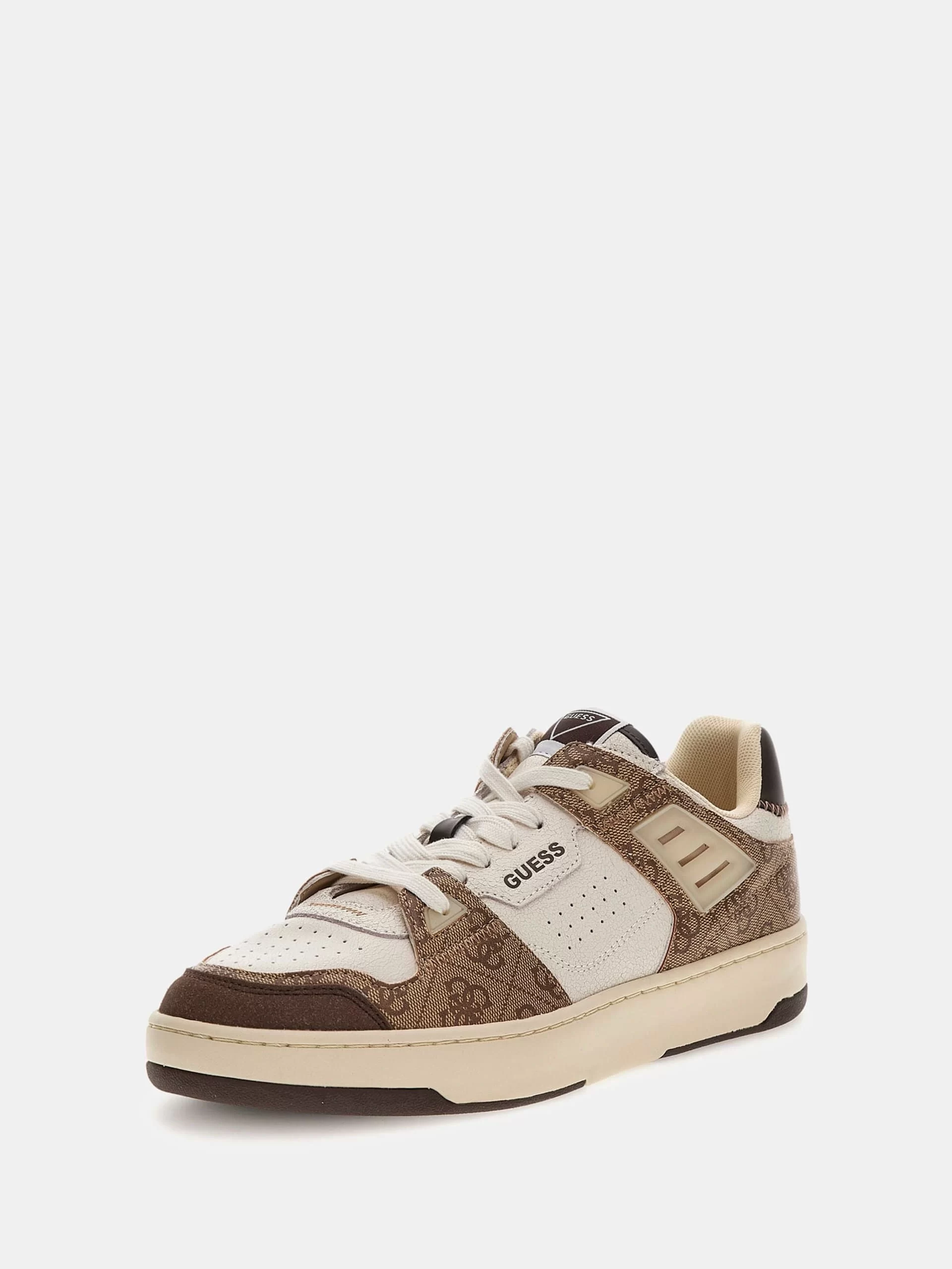 Guess Vıncent Erkek Ekru Sneaker FMJVINLEL12-WHIBE