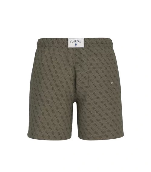 Guess Swımtrunk Medıum Wıld Palms Erkek Yeşil Mayo F5GT08WH3Z0-P8GP