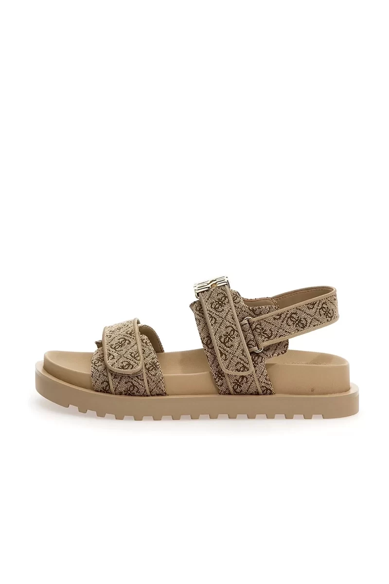 Guess Fabelıs2 Kadın Bej/Kahverengi Sandalet FL6FB2FAL03-BEIBR