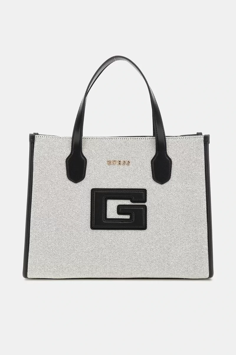 Guess G Status 2 Compartment Tote Kadın Siyah El Çantası HWWG9198220-NTB