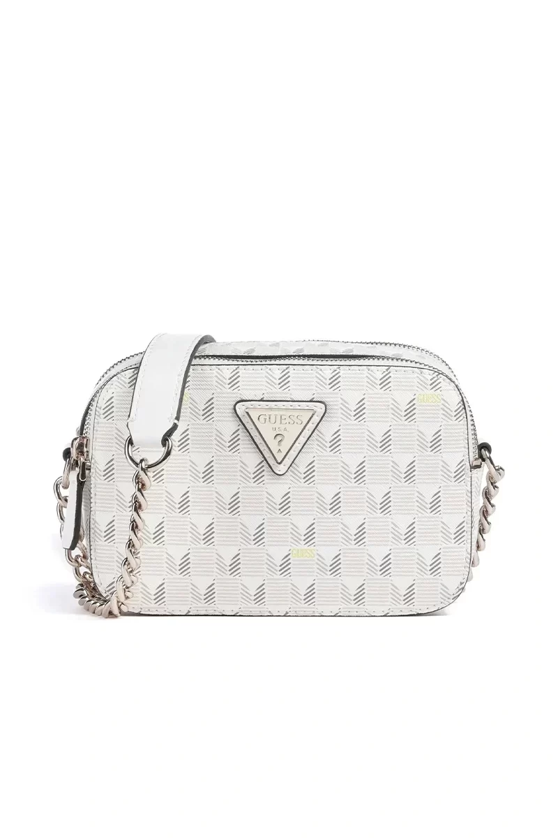 Guess G Wave Camera Crossbody Kadın Ekru Çapraz Çanta HWJT9344140-STL