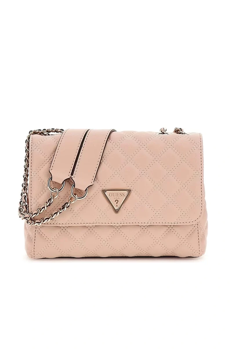 Guess Gıully 2 Cmprtmnt Cnvrtble Flp Kadın Pembe Çapraz Çanta HWQG8748200-LBG
