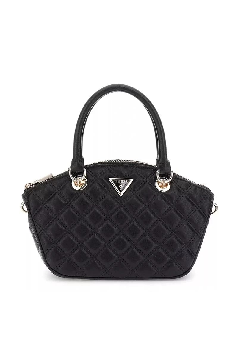 Guess Gıully Mını Satchel Kadın Siyah Mini Çanta HWQG8748760-BLA