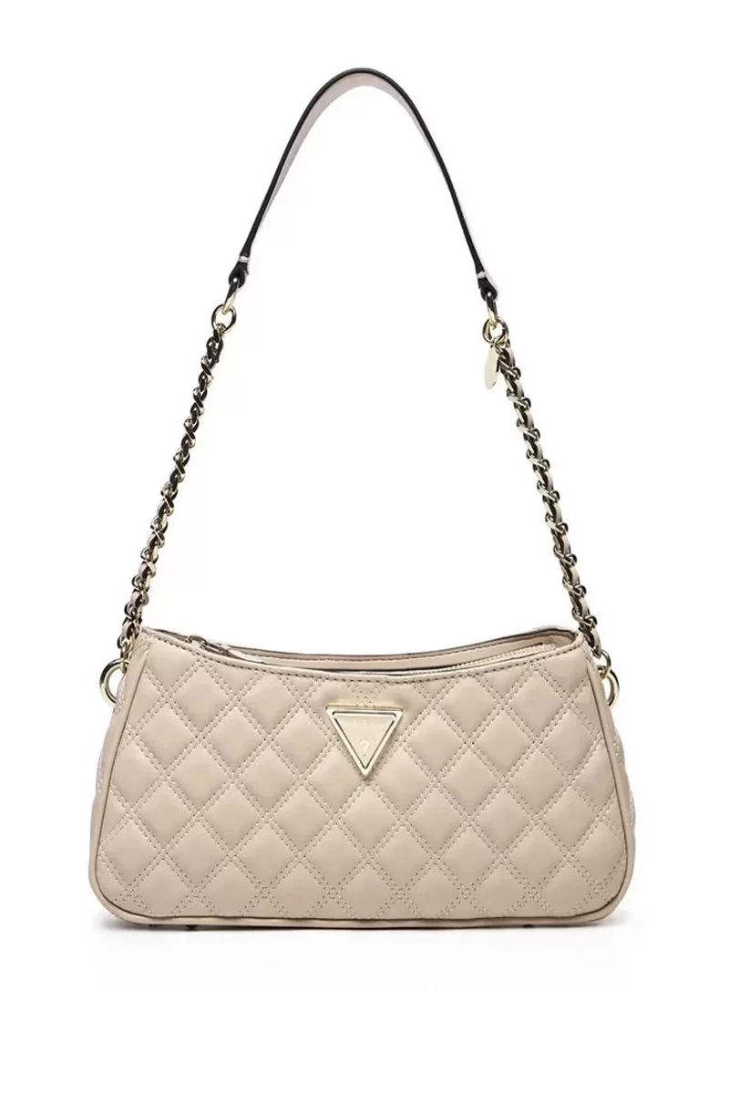 Guess Gıully Top Zıp Shoulder Bag Kadın Pembe Omuz Çantası HWQG8748160-LBG