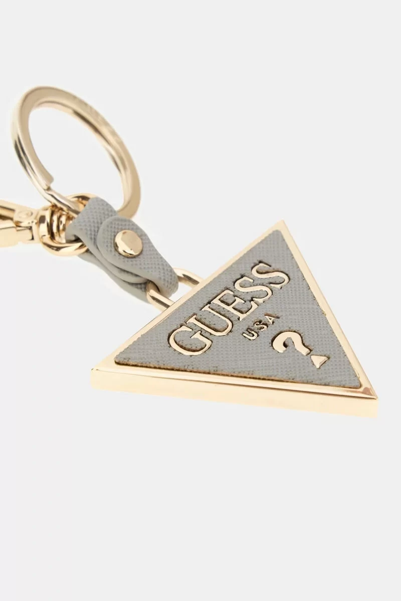 Guess Saffıano Trıangle Keyrıng Kadın Gri Anahtarlık RW7421P2201-LVG