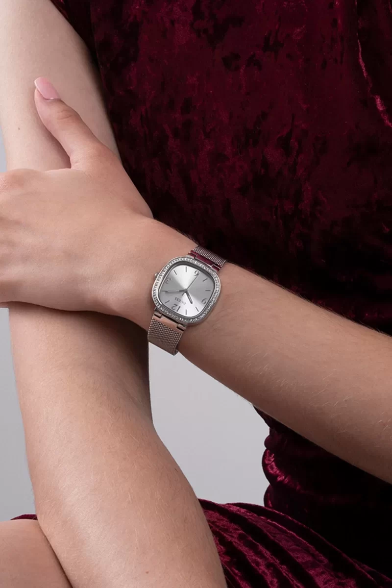 Guess Kadin Metalik Gri Kol Saati GUGW0354L1