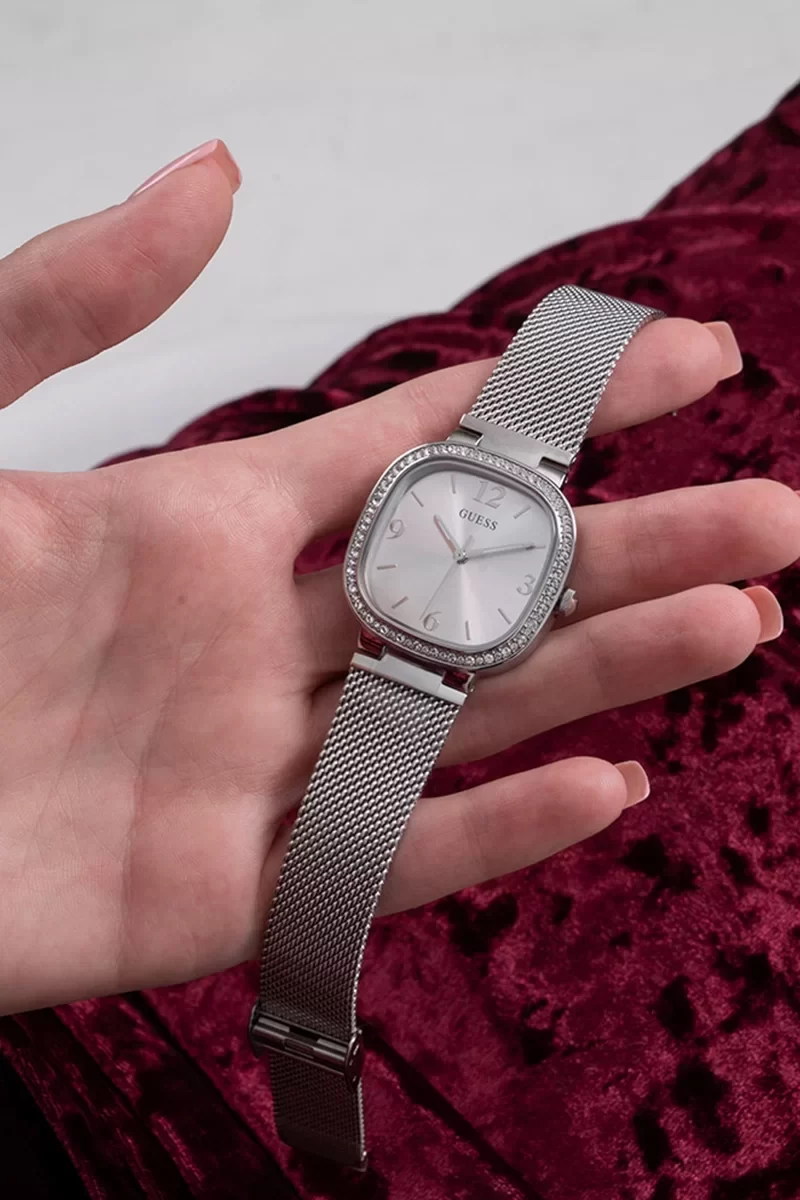 Guess Kadin Metalik Gri Kol Saati GUGW0354L1