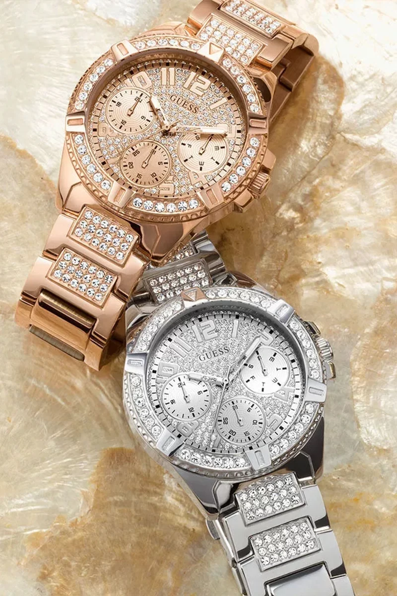 Guess Kadin Metalik Gri Kol Saati GUW1156L1