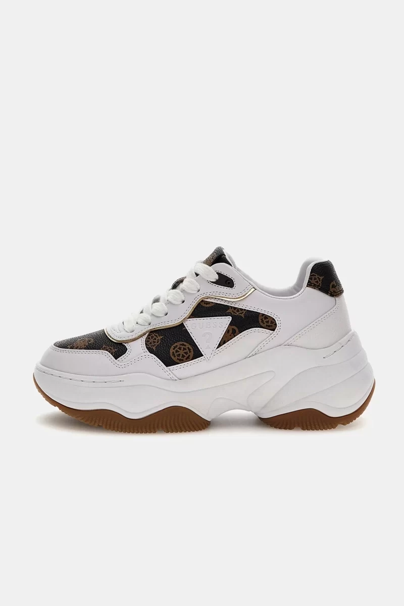 Guess Hapyy Kadın Beyaz Sneaker FLPHAPFAL12-WHIBR