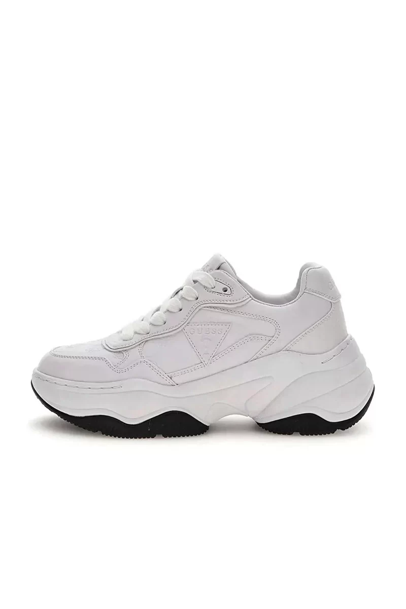Guess Hapyy Kadın Beyaz Sneaker FLPHAPFAL12-WHITE