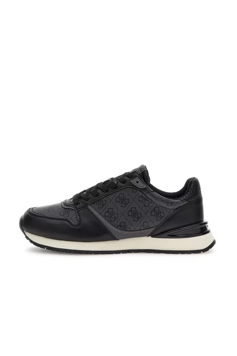 Guess Island Erkek Siyah Sneaker FMJISLELL12-BLACK