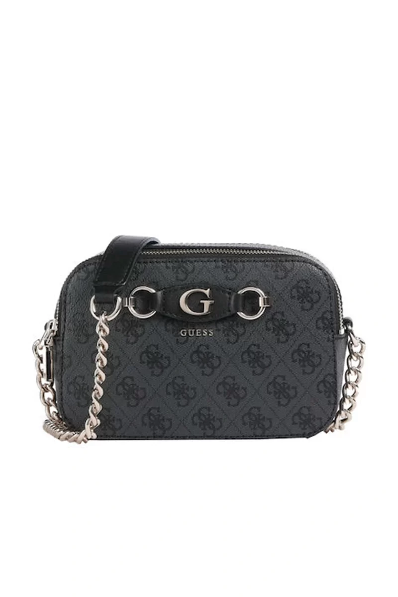 Guess Izzy Camera Bag Kadın Antrasit Çapraz Çanta HWSG8654140-CLO
