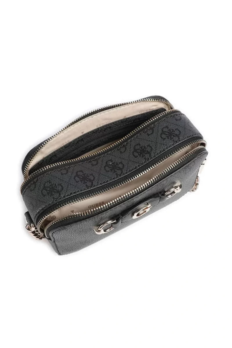 Guess Izzy Camera Bag Kadın Antrasit Çapraz Çanta HWSG8654140-CLO
