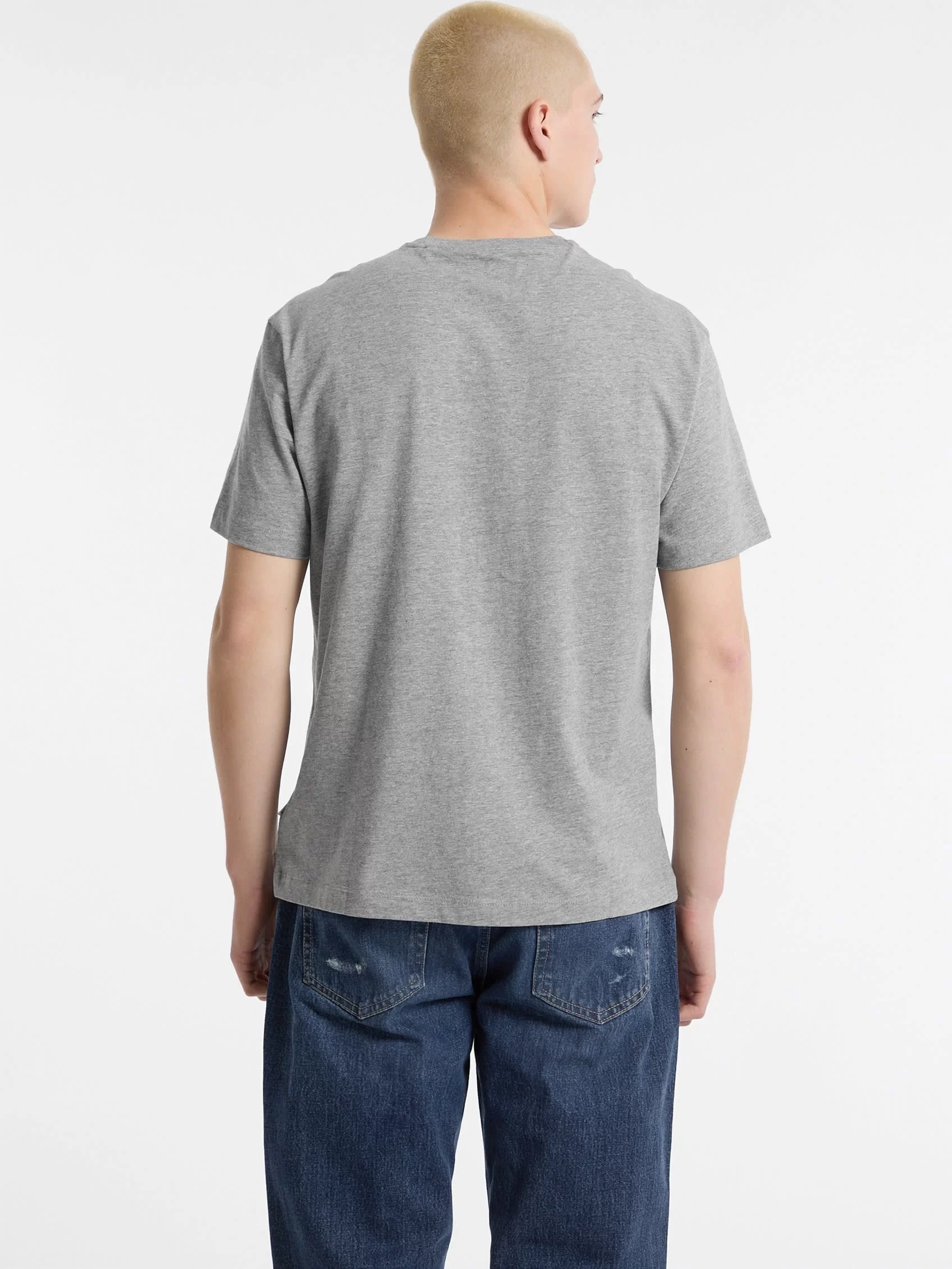 Guess jeans Gj Ss Cn Reg Collegıate Tee Erkek Gri T-Shirt M5RI75K8FQ4-H90Z