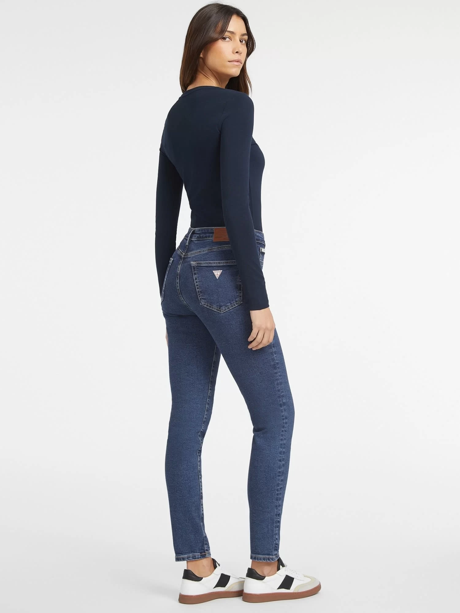Guess jeans Gj G05 Hıgh Rıse Skınny Kadın Mavi Jeans W4YA92D5CB2-M3DW