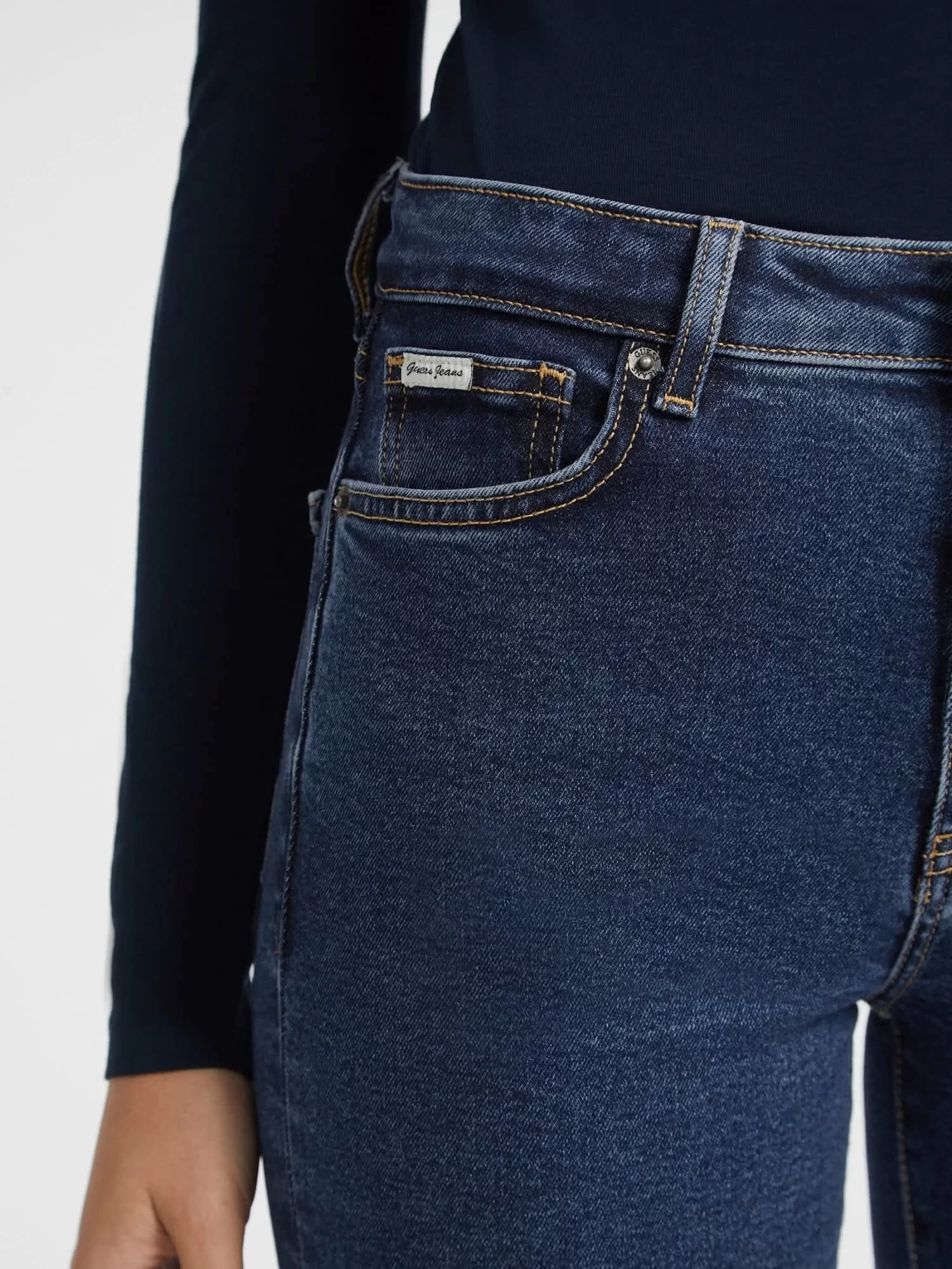 Guess jeans Gj G05 Hıgh Rıse Skınny Kadın Mavi Jeans W4YA92D5CB2-M3DW