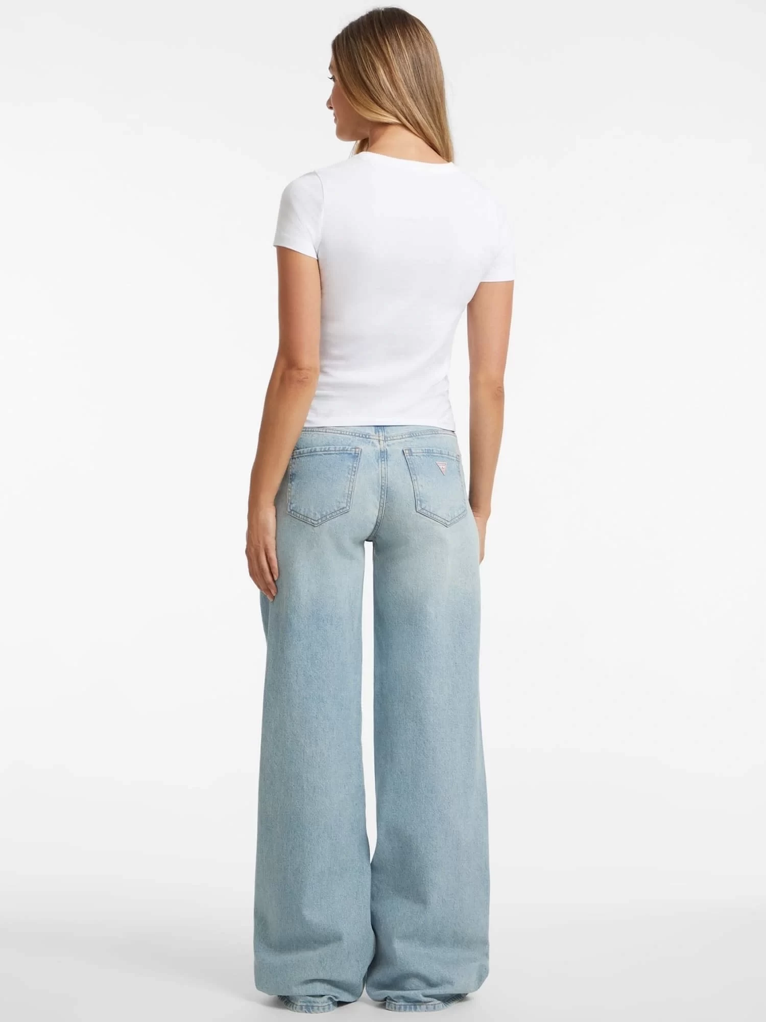 Guess jeans Gj G11 Wıde Leg Kadın Mavi Jeans W4BA0YD5CCA-GJRV