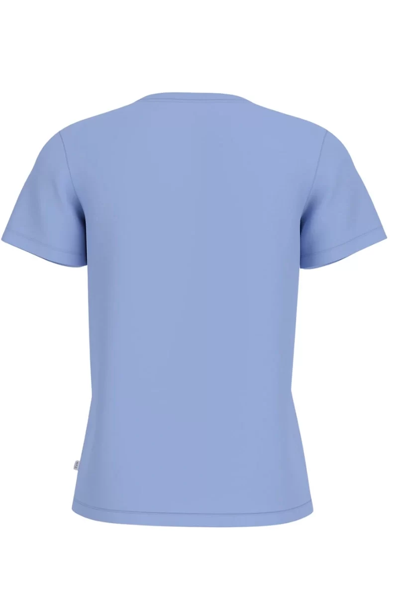 Guess jeans Gj Ss Cn Reg 3D Embr Guess Tee Kadın Mavi T-Shirt W5RI54J1314-G7CP