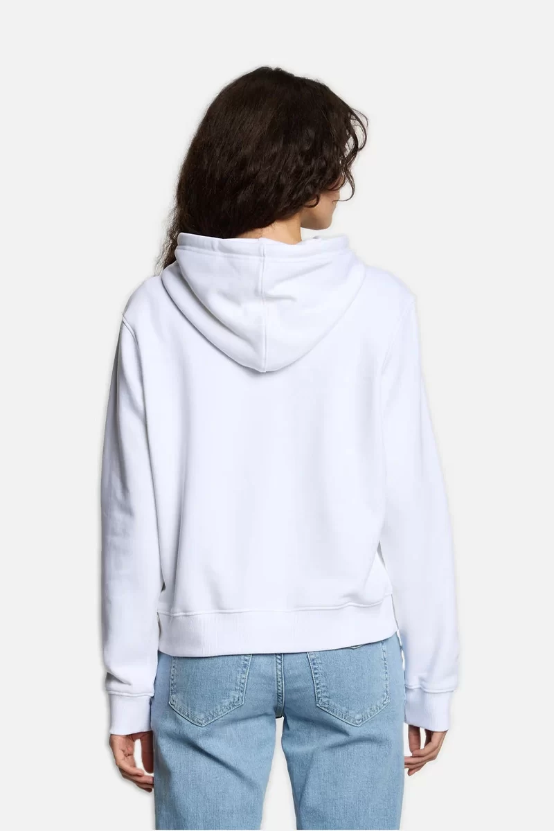 Guess jeans Gj Hood Reg La Calı Emb Sweat Kadın Beyaz Sweatshirt W4YQ12KC811-G011