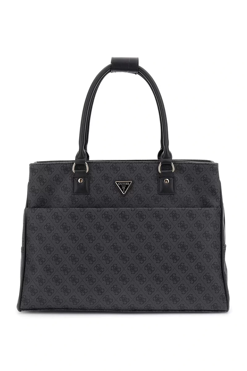 Guess Jesco Shopper Tote Kadın Antrasit Omuz Çantası TWLB8389919-COA
