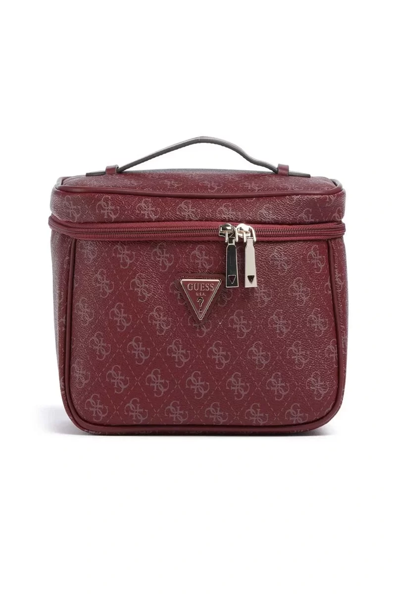 Guess Jesco Toıletry Traın Case Kadın Kahverengi Makyaj Çantası TWQ83890390-CLA