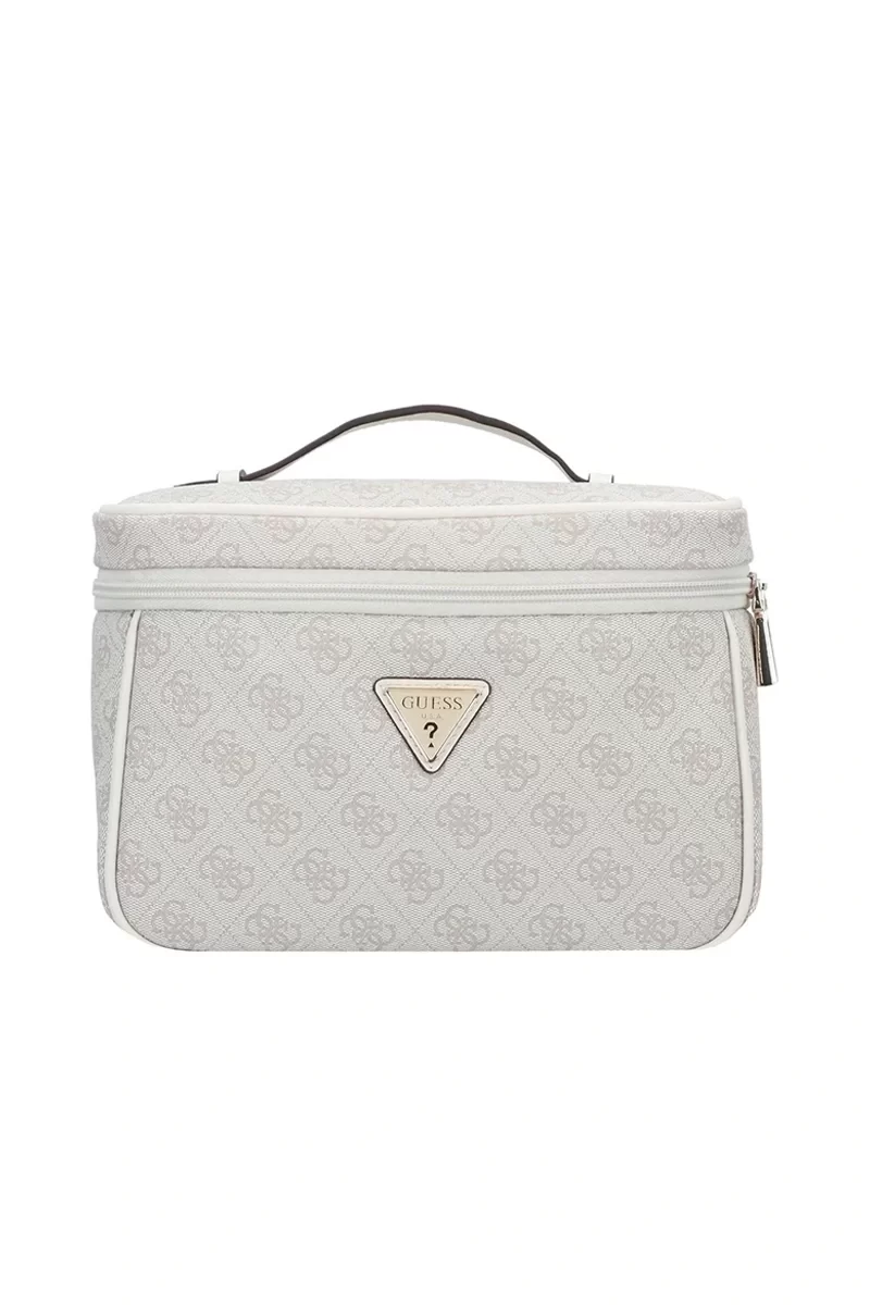 Guess Jesco Toıletry Traın Case Kadın Krem Makyaj Çantası TWLB8389039-DOV