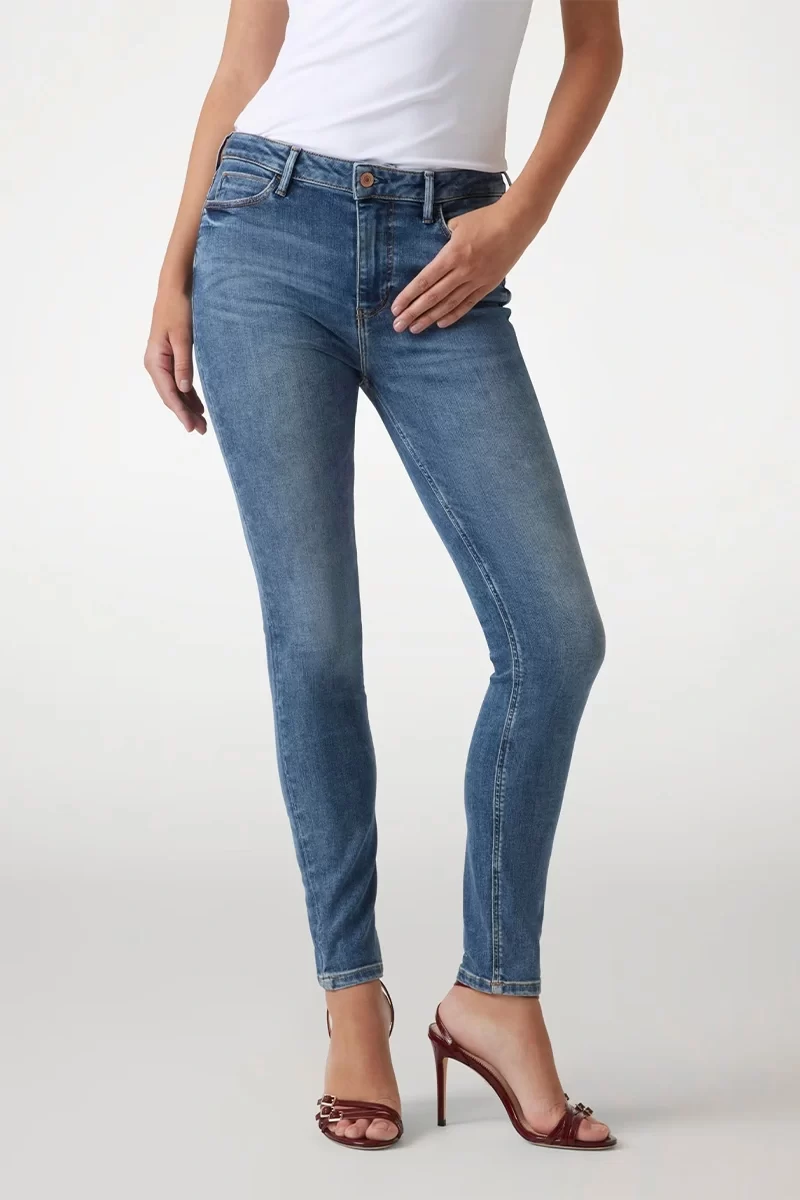 Guess 1981 Skınny Kadın Lacivert Jeans W2YA46D4Q02-CMD1