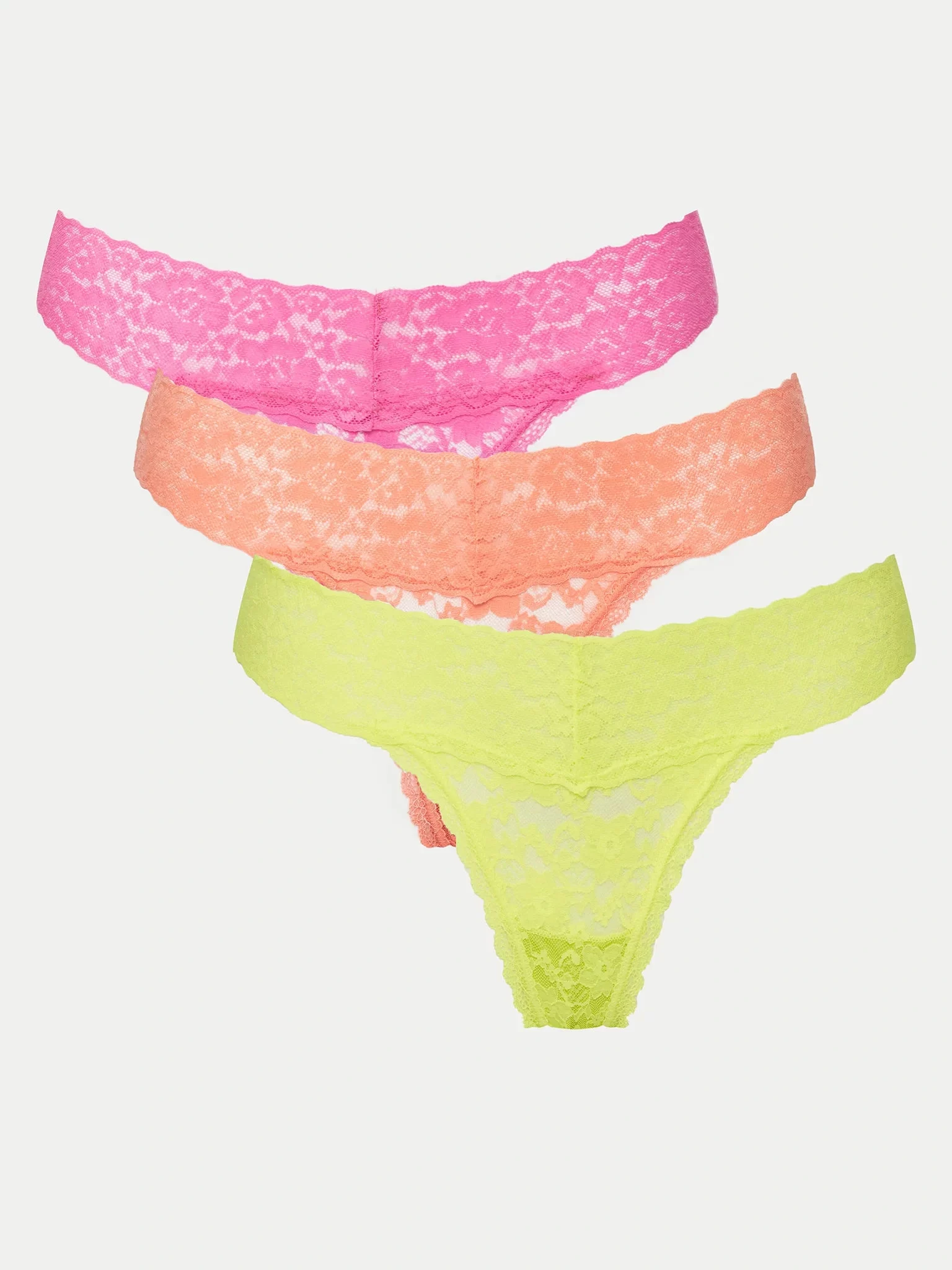 Guess 3Pack Basıc Lace Thong Kadın Çok Renkli İç Çamaşırı O5RG18KC5L0-F26W