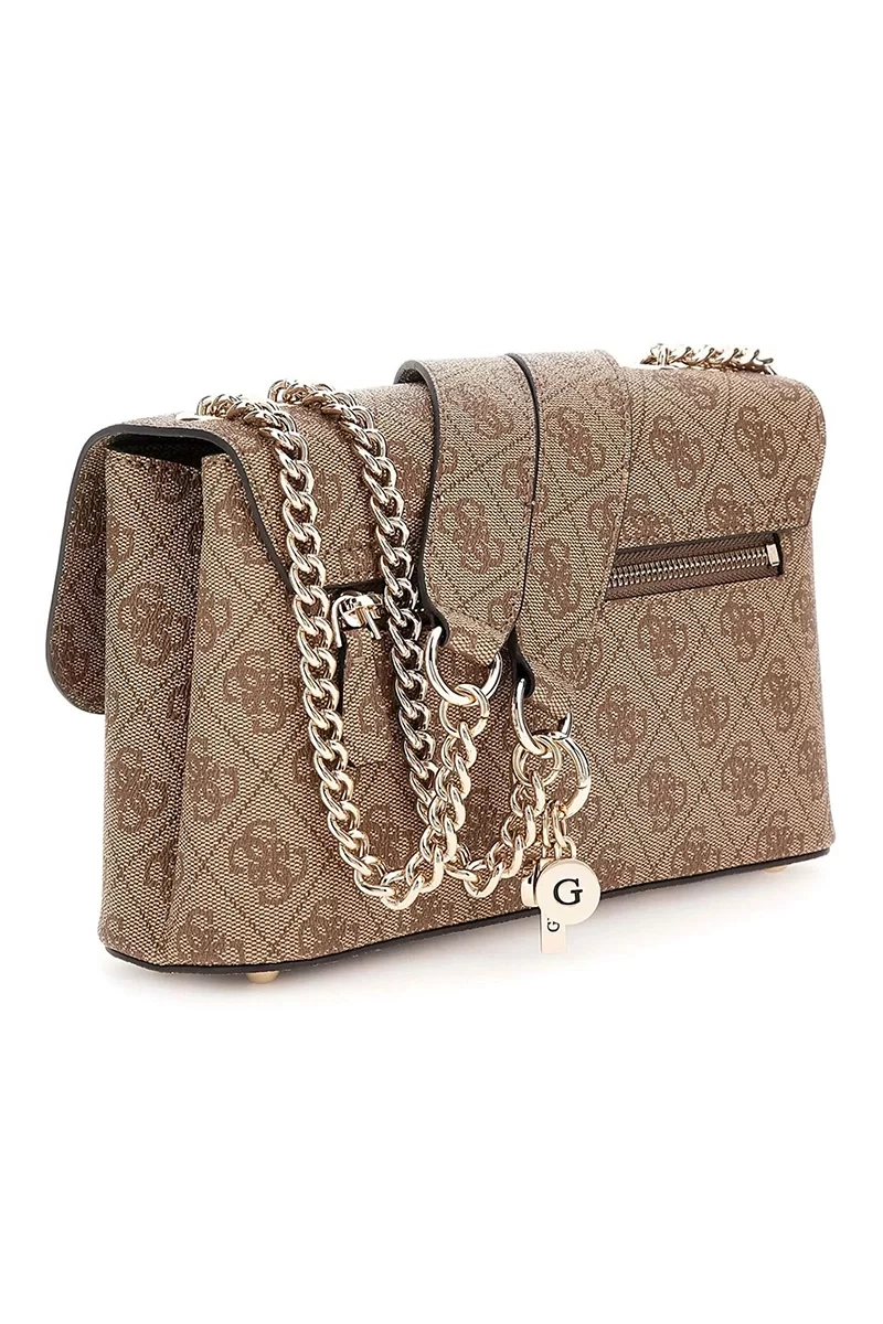 Guess Eco Erıca Cnvrtble Xbody Flap Kadın Kahverengi Çapraz Çanta HWESG951020-LTL