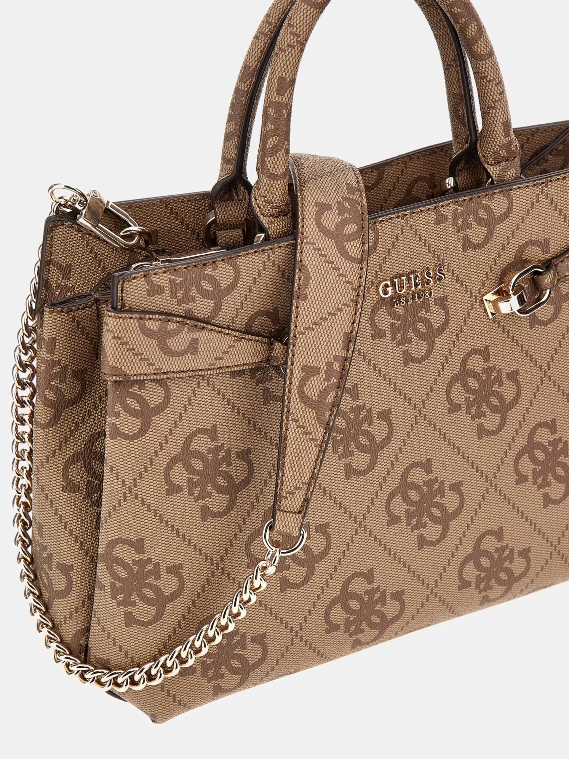 Guess Loreleı Gırlfrıend Satchel Kadın Kahverengi El Çantası HWOS9639060-LTL