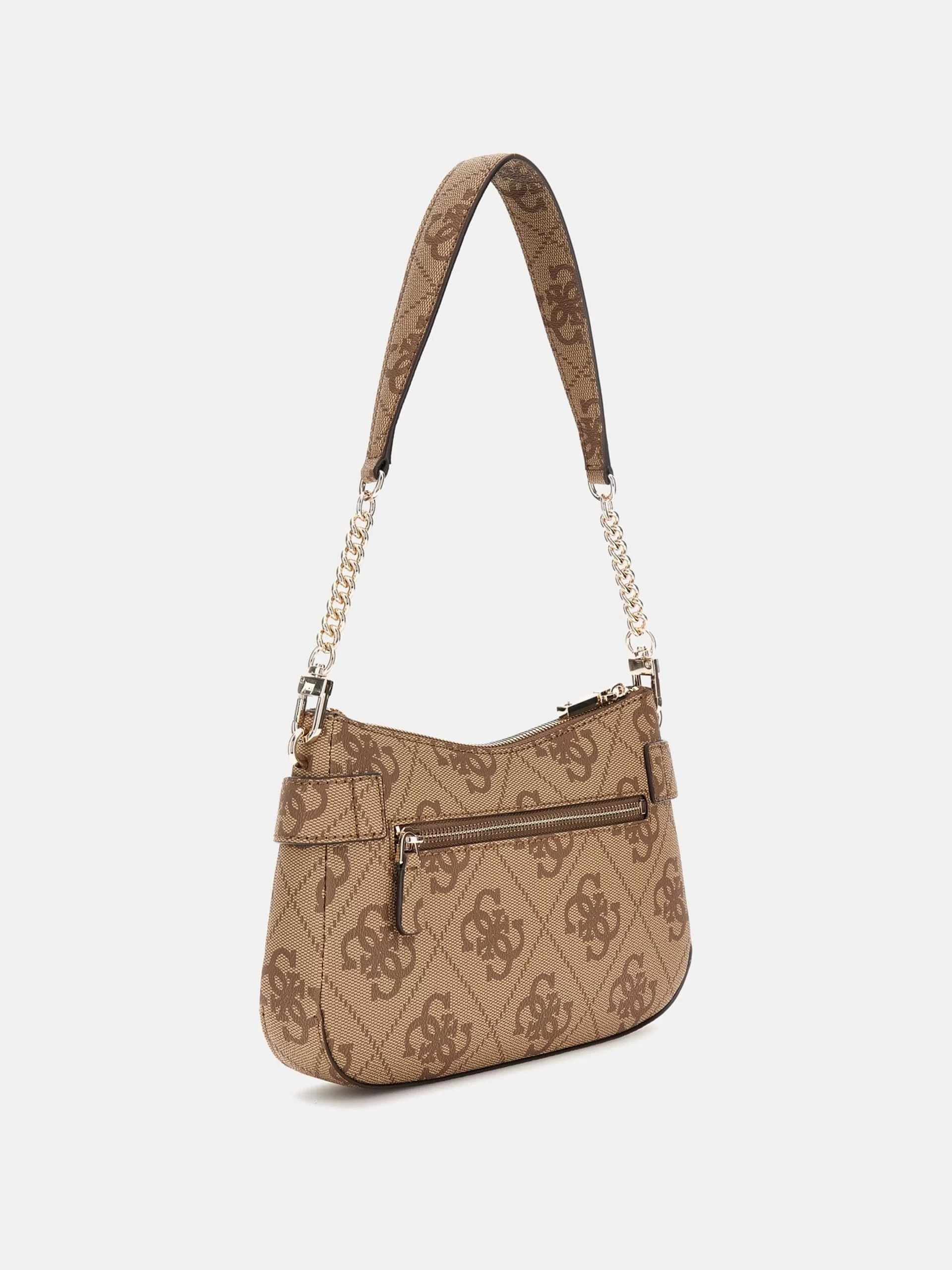 Guess Loreleı Top Zıp Shoulder Bag Kadın Kahverengi Omuz Çantası HWOS9639180-LTL