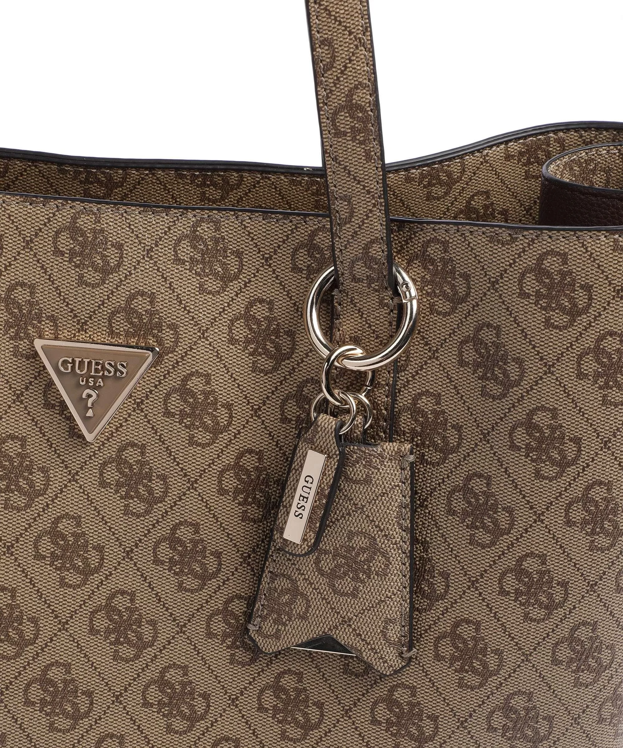 Guess Kadın Kahverengi Meridian Girlfriend Tote Çanta