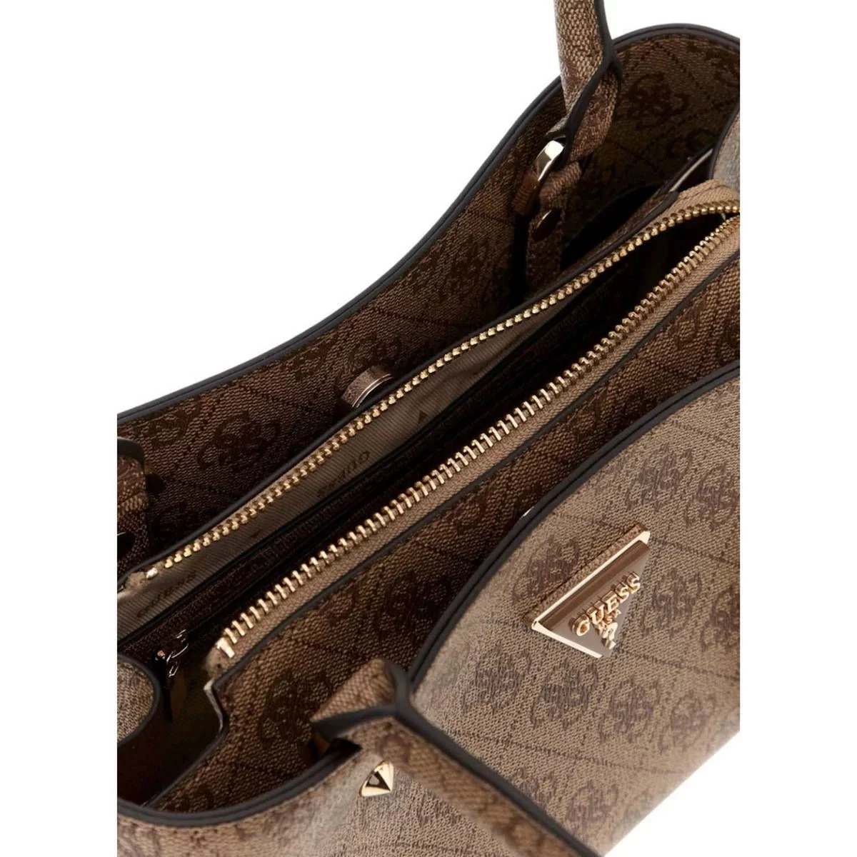 Guess Kadın Kahverengi Meridian Omuz Satchel Çanta