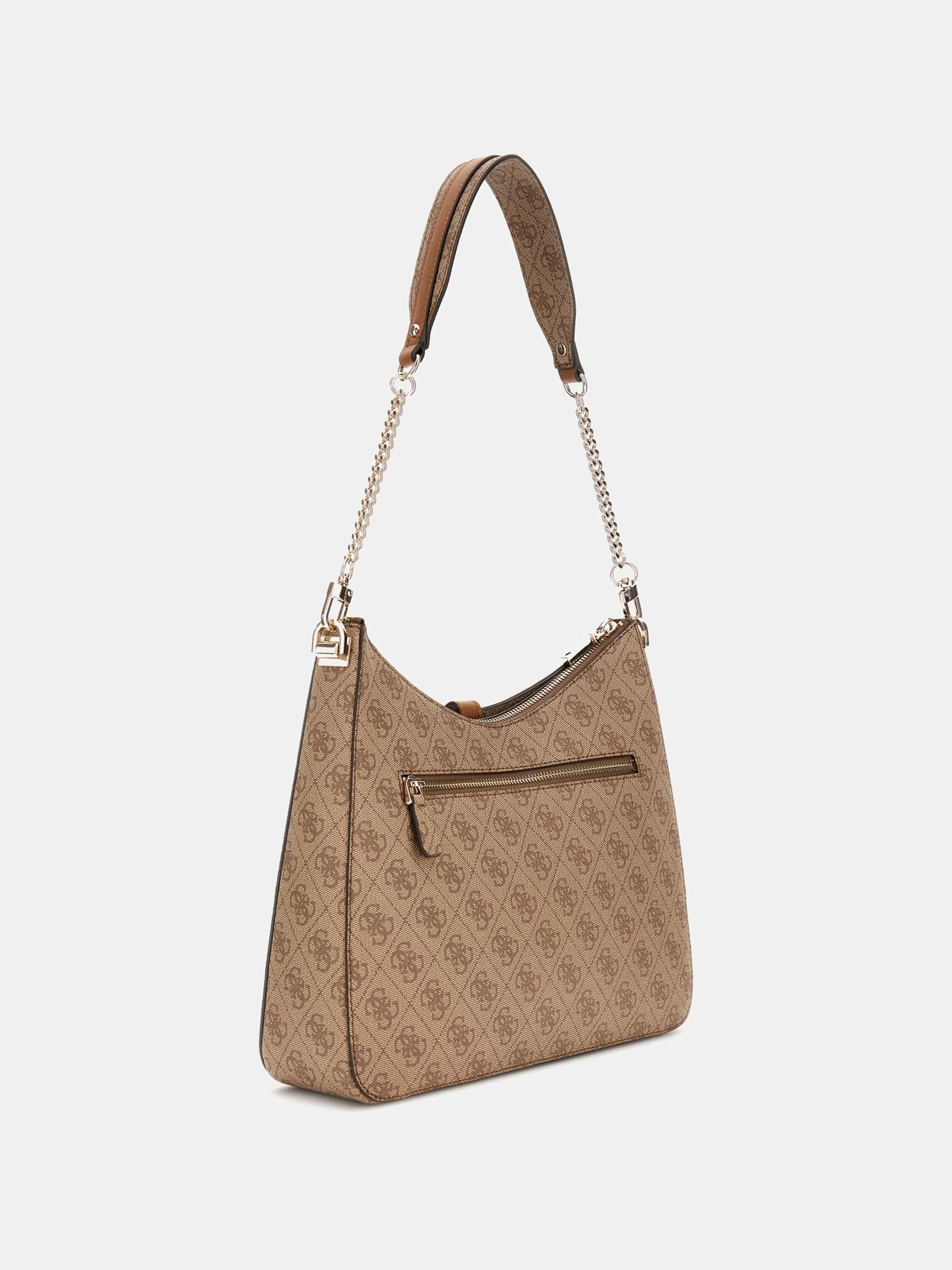 Guess Kadın Kahverengi Zamira Hobo Omuz Çantası