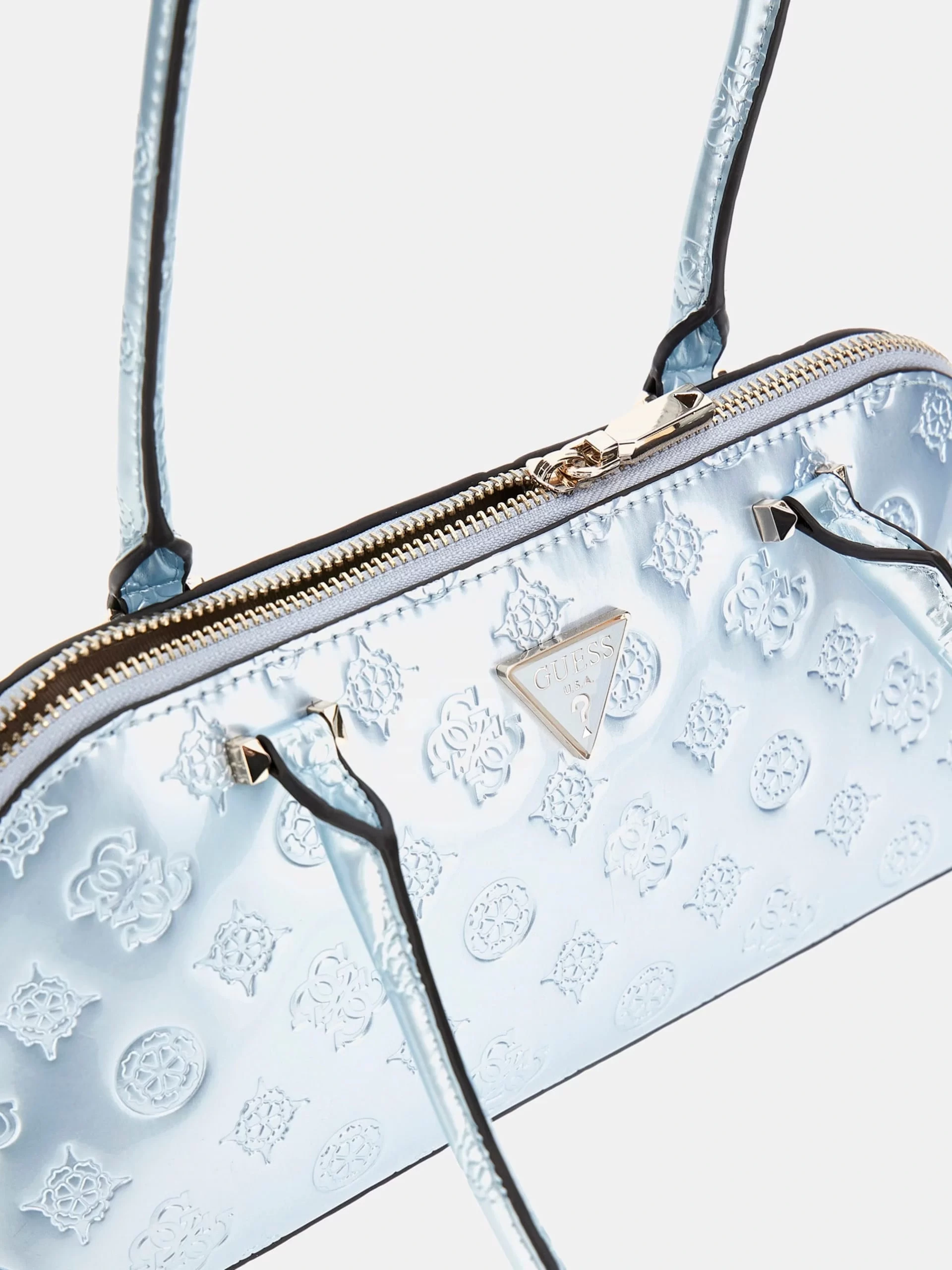 Guess Arnela Shoulder Satchel Kadın Mavi Omuz Çantası HWTG9496080-PBO